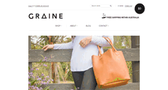 Desktop Screenshot of graine.com.au